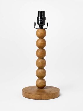 Turned Wood Stick Lamp Base Brown - Threshold™ designed with Studio McGee